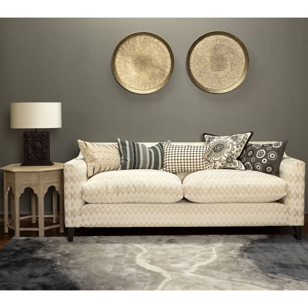 Cuscino Naraya Noir 60 × 40