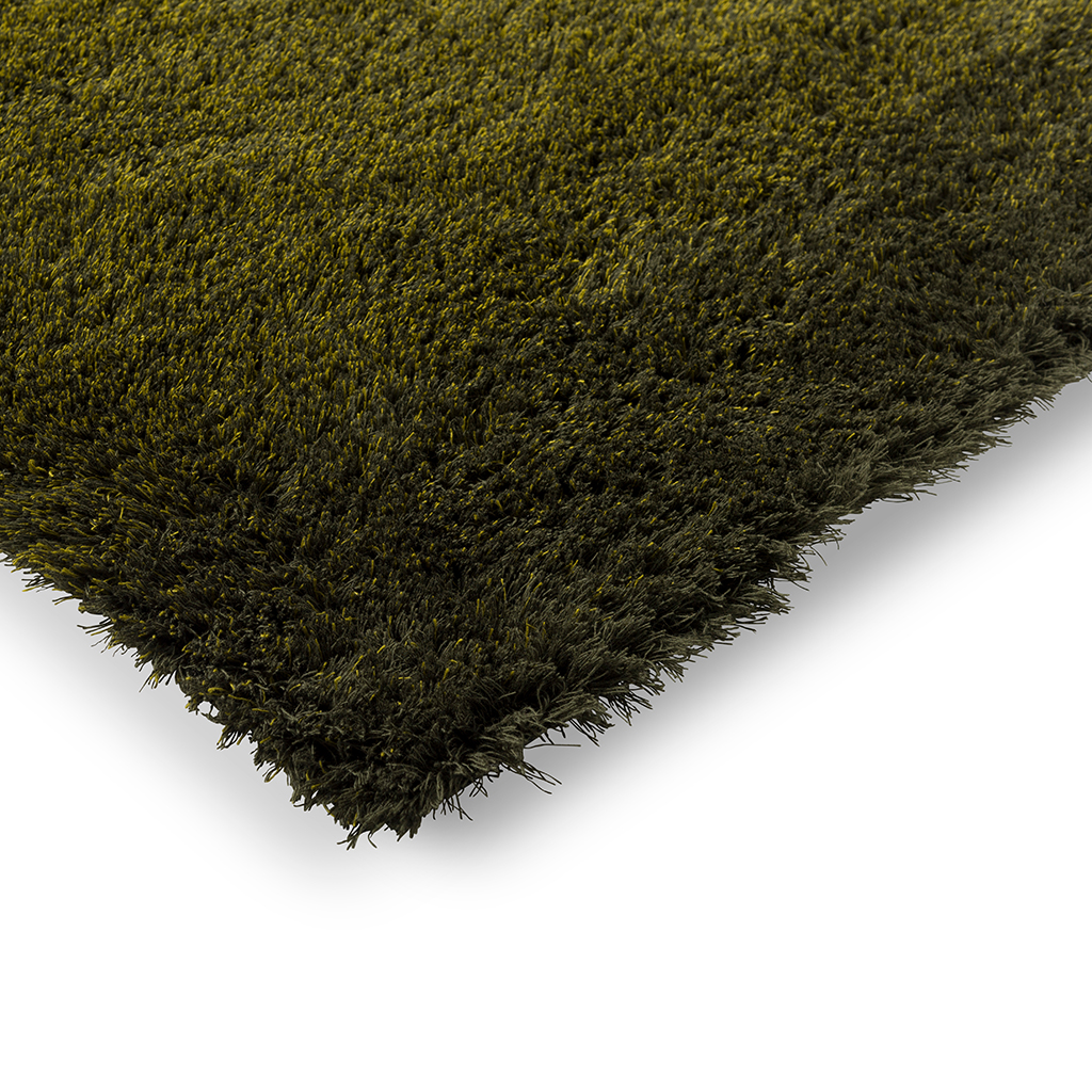 Tappeto Shade High Verde Oliva/Foresta Profonda
