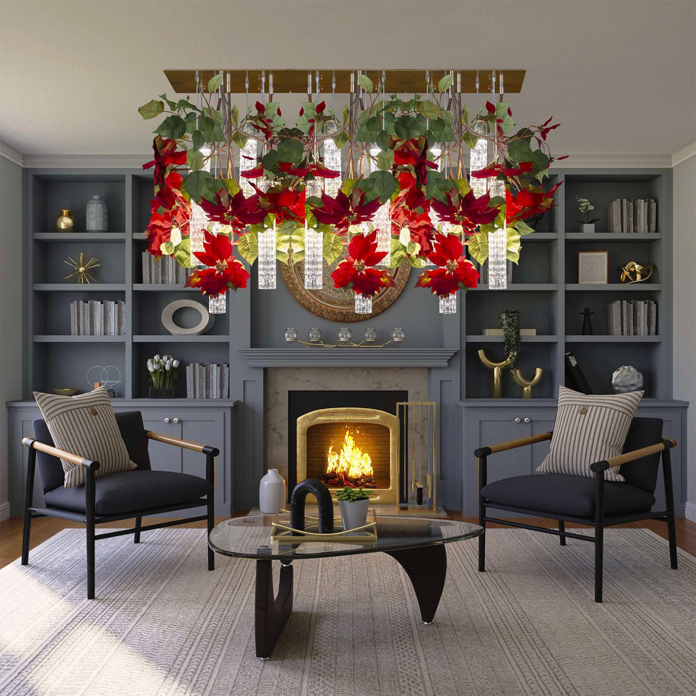 Lampadario Poinsettia