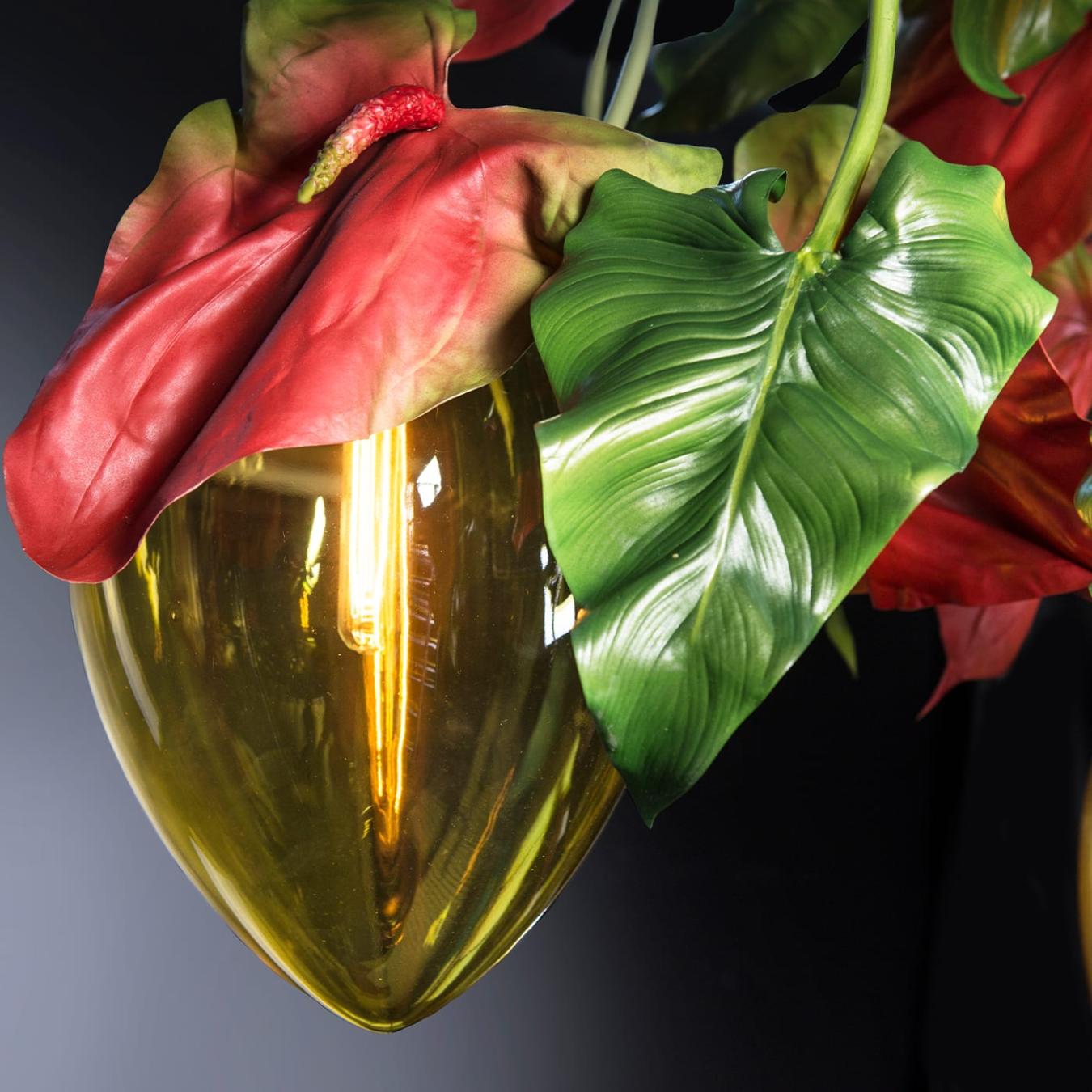 Lampadario Anthurium Dark