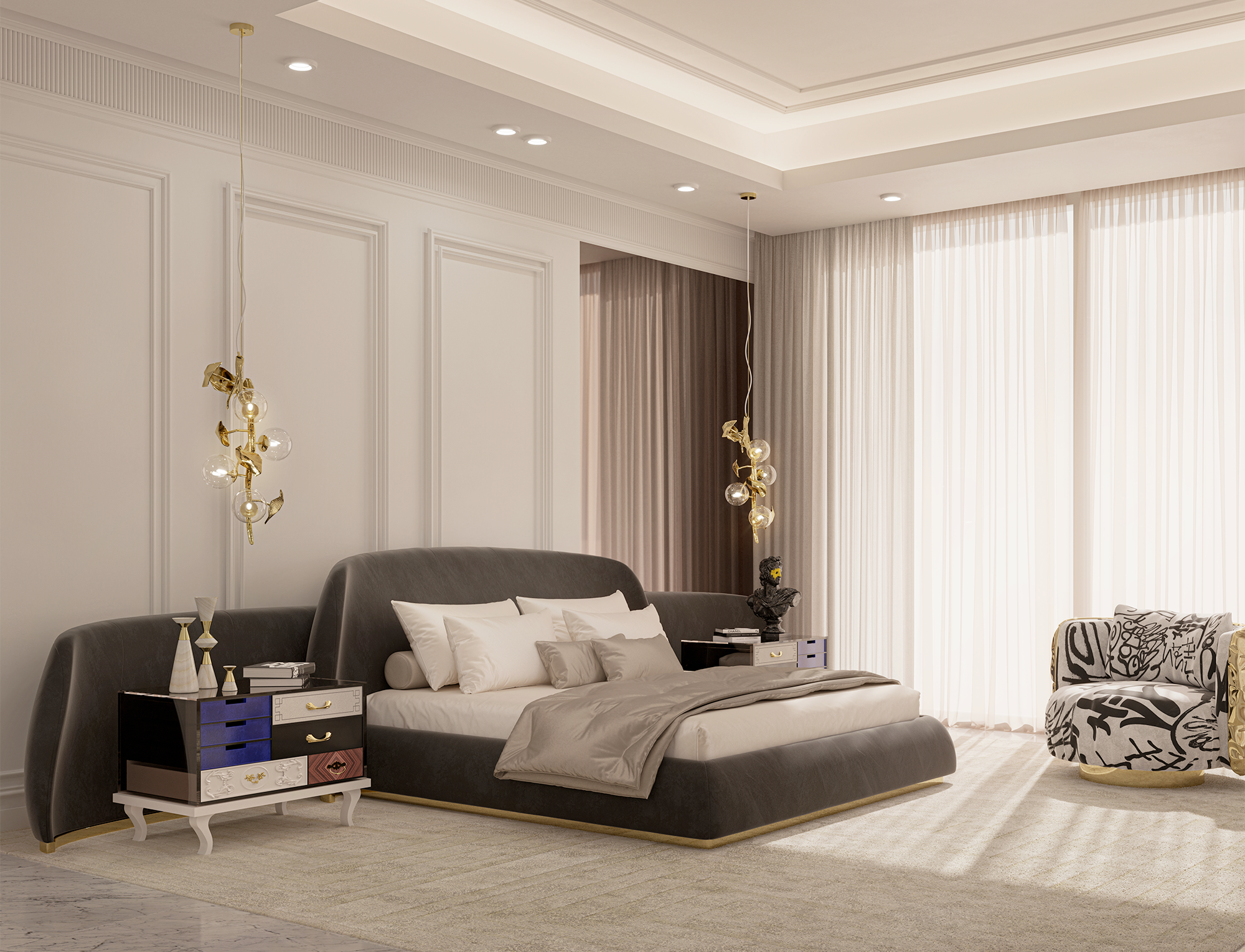 Lampadario Athena