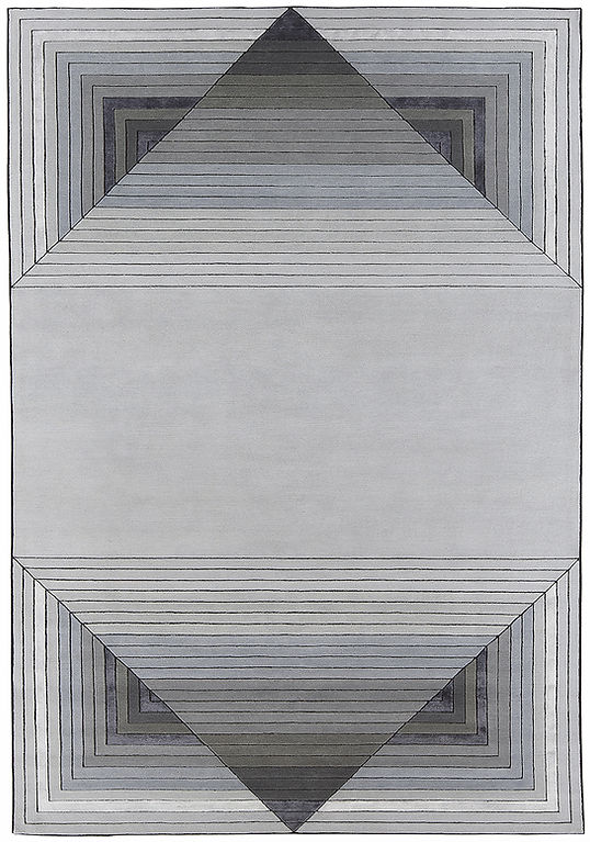Tappeto Geometrico Grigio