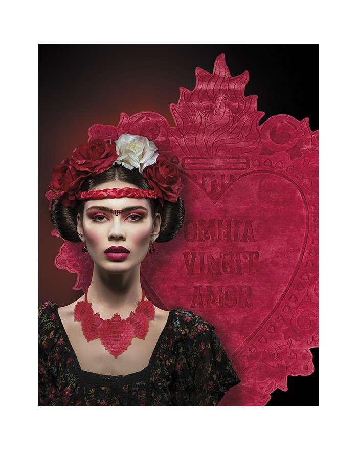 Tappeto Devotion Rosso Intenso