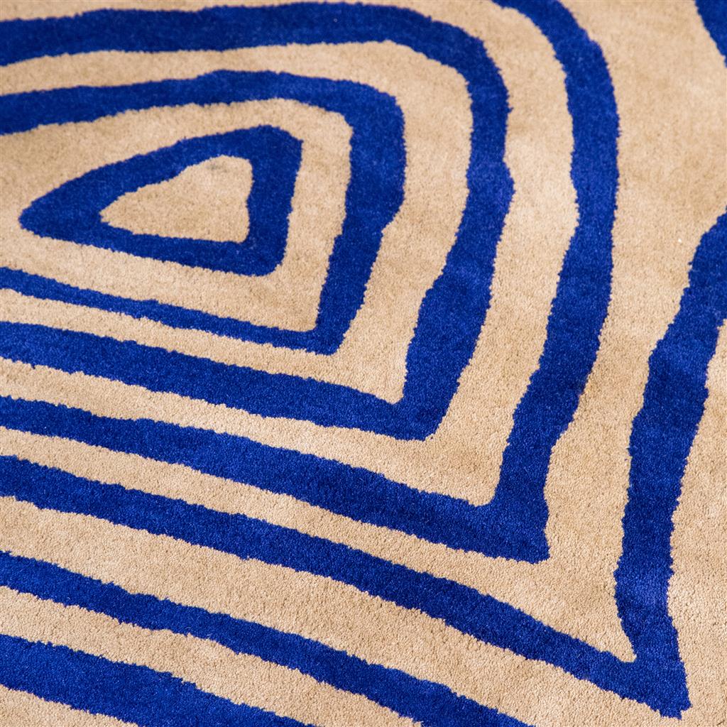 Tappeto Decor Groove Blu Elettrico