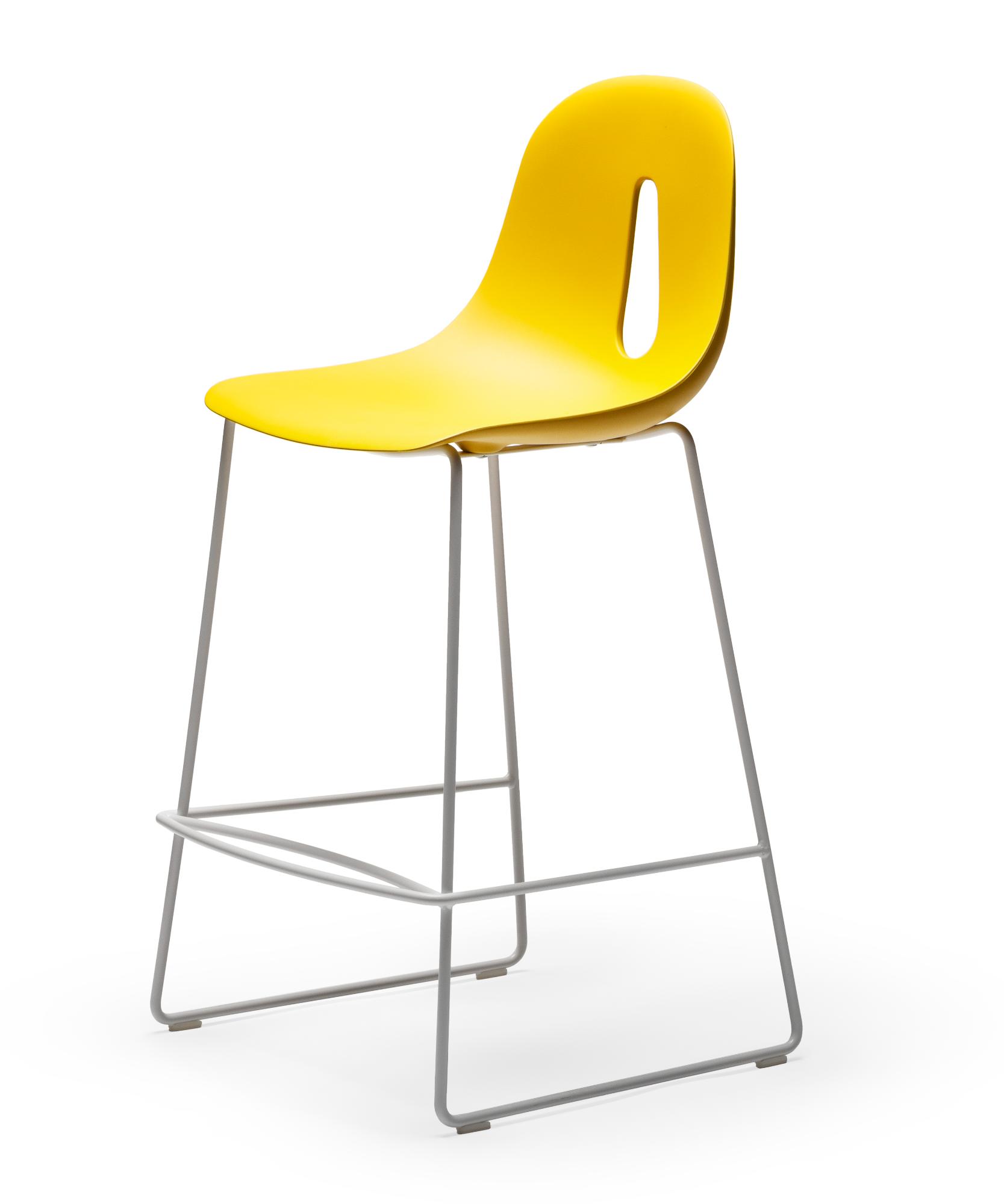 Sgabello da Bar Gotham SL SG-65 Giallo