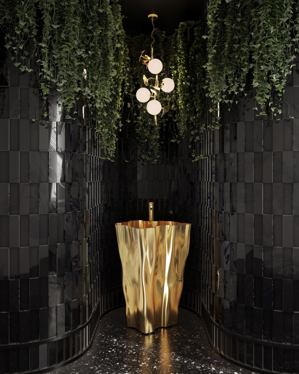 Lavabo A Colonna Nature - 1