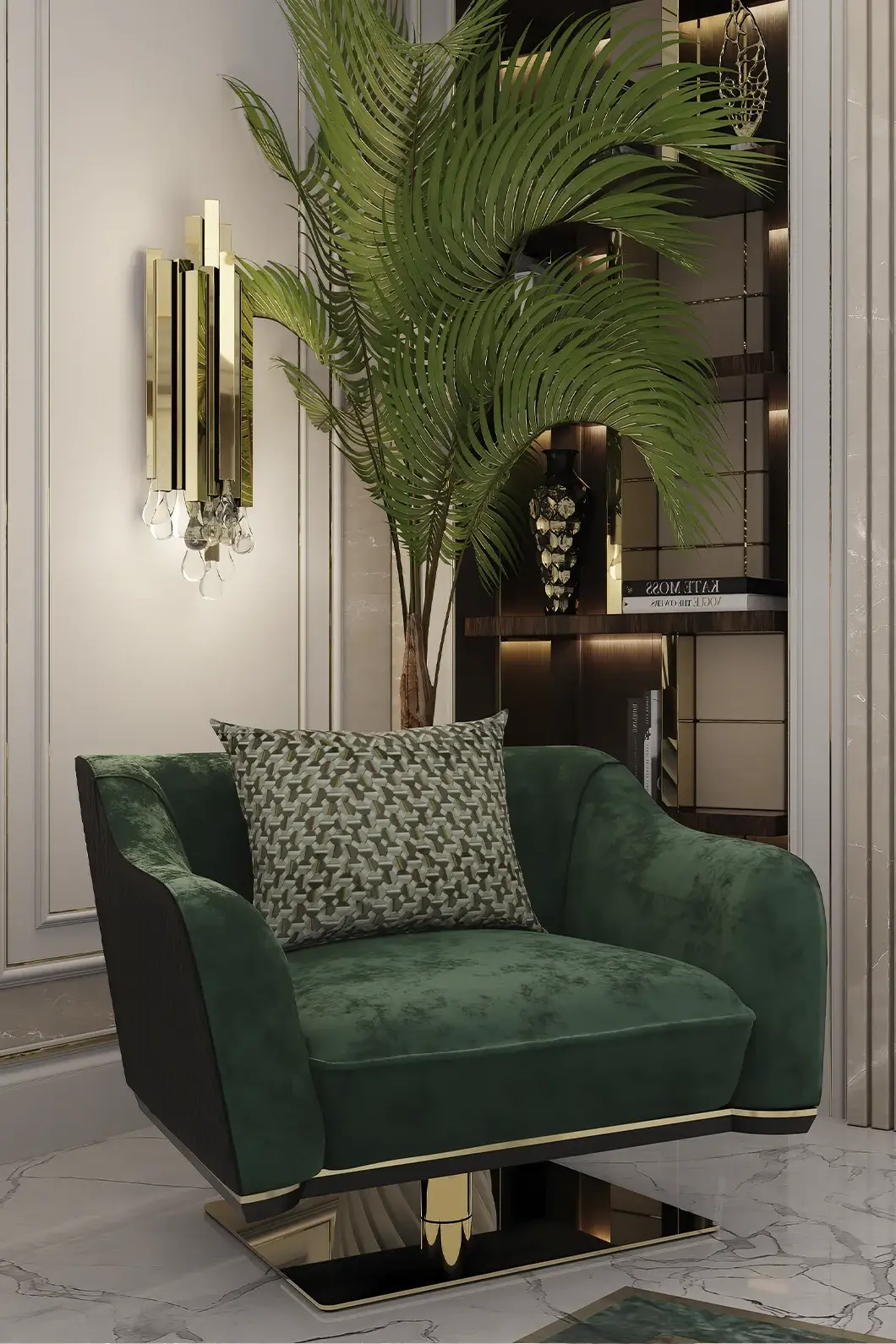 Poltrona Singola Girevole Rogue - 6