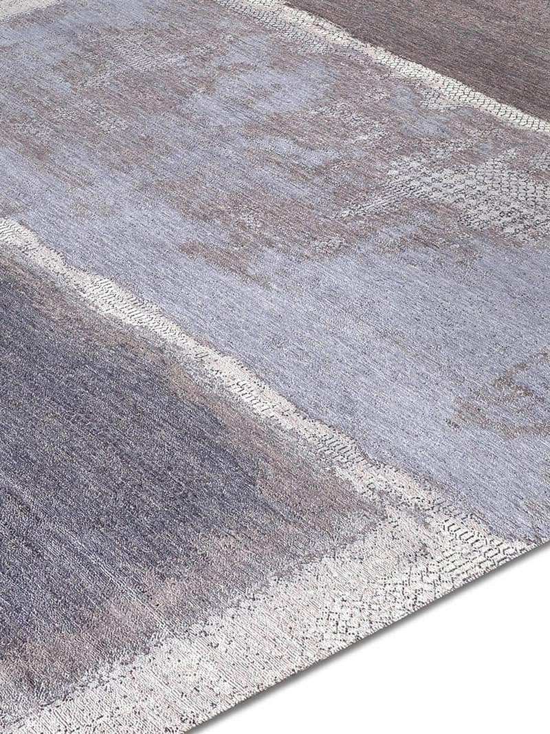 Tappeto Tessuto Grigio/Blu Chiaro | Misura: 250 x 300 cm
