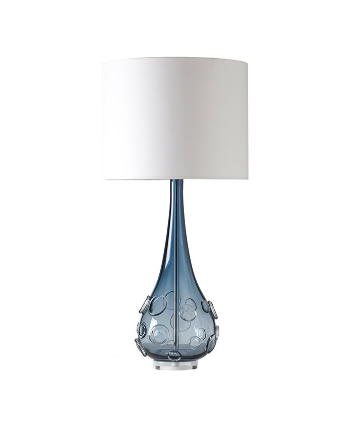 Lampada da tavolo Sebastian Steel Blue