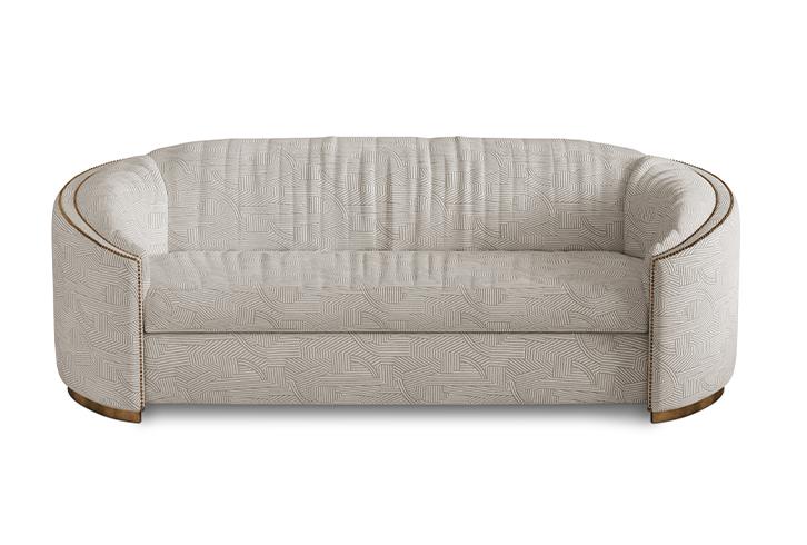 Divano Curvo Premium Comfort Beige