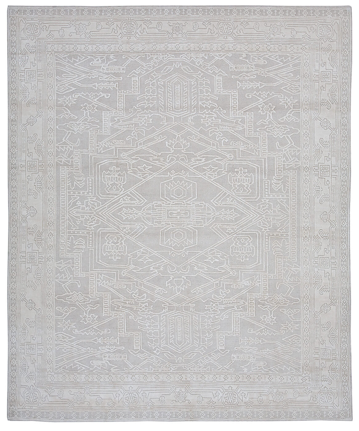 Tappeto Heriz Grigio Chiaro