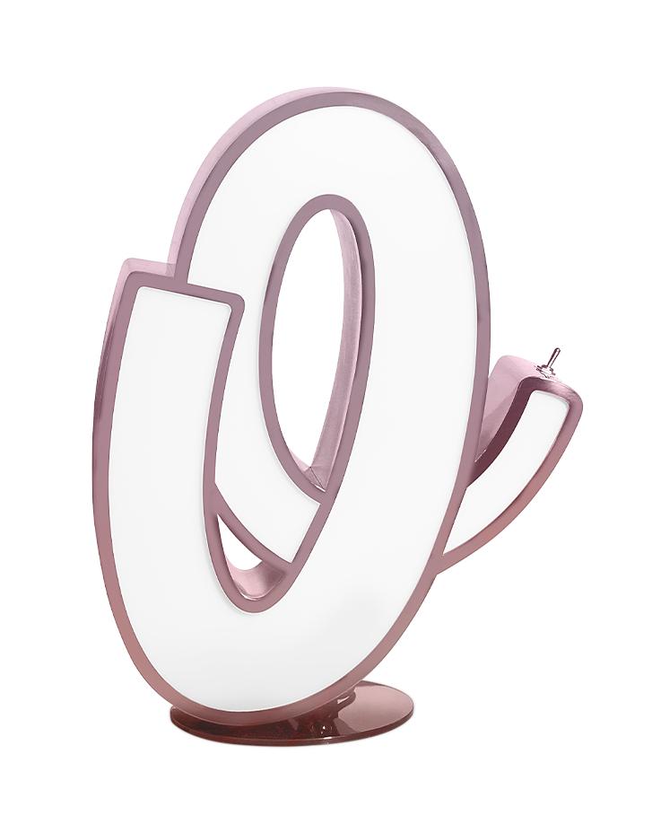 Lettera Luminosa Opulent O