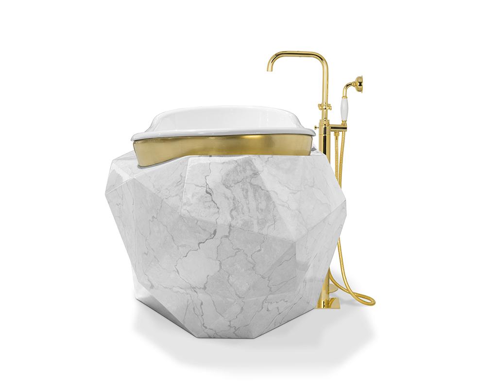 Vasca Da Bagno Gemstone Faux Marble