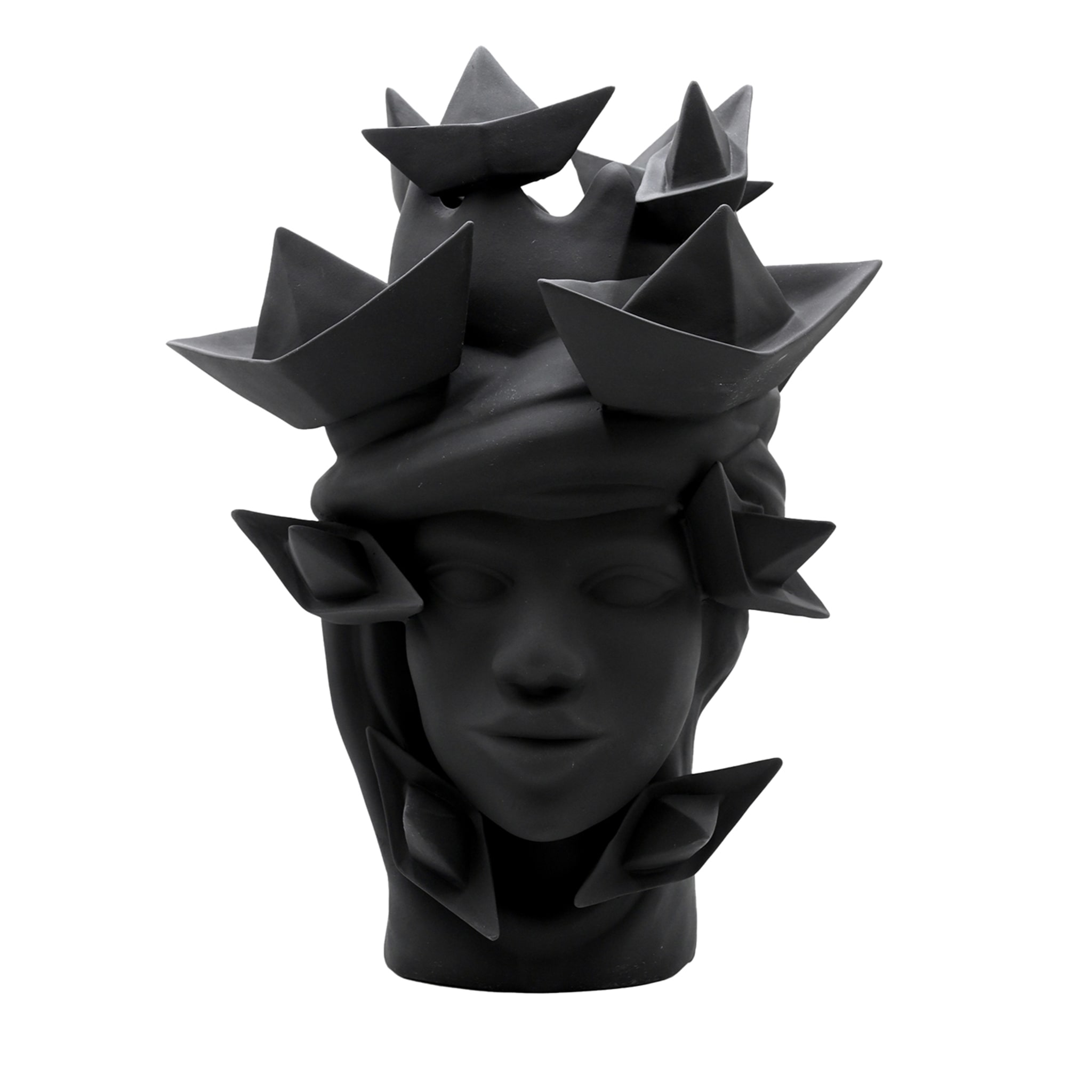Testa di Moro Grigio Scuro Scultura