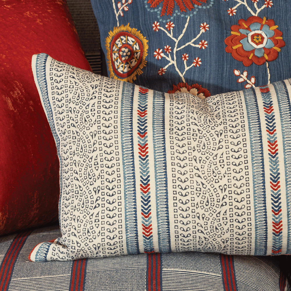 Cuscino Barrington Indigo 50 × 35
