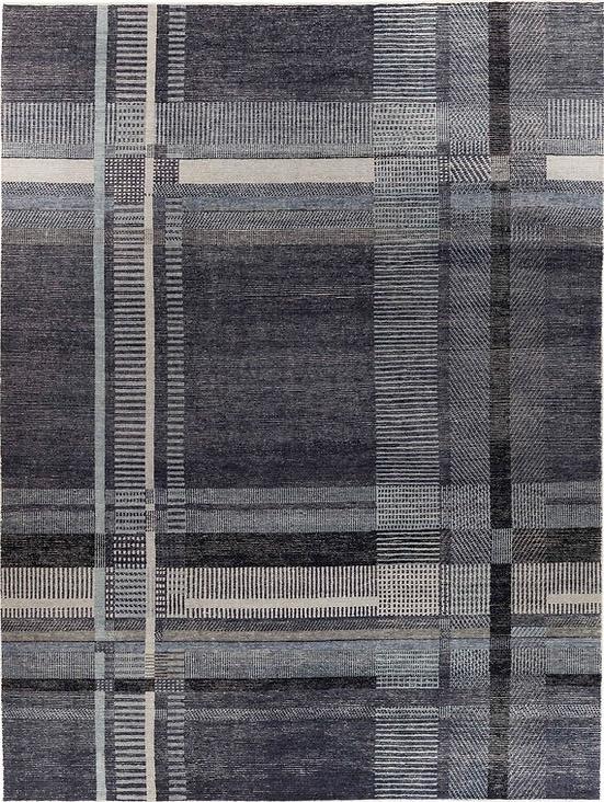 Tappeto Turchia Quadri Grigio 1