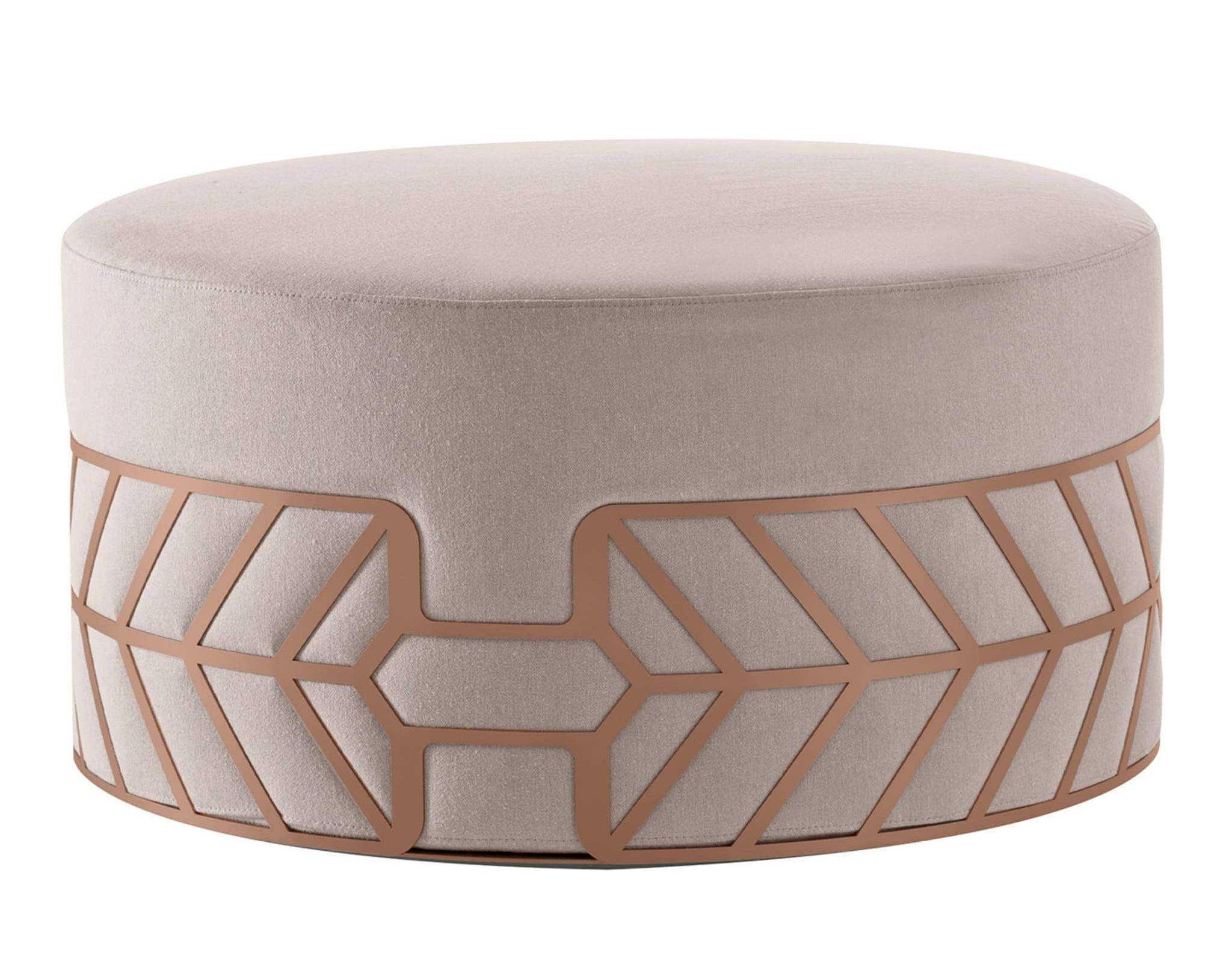 Belte Pouf Beige Moderno