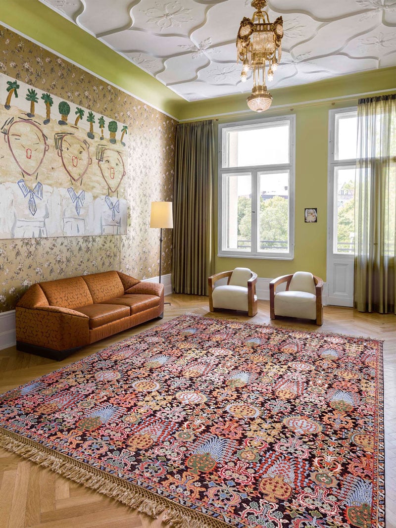 Tappeto Lusso Isfahan Viola