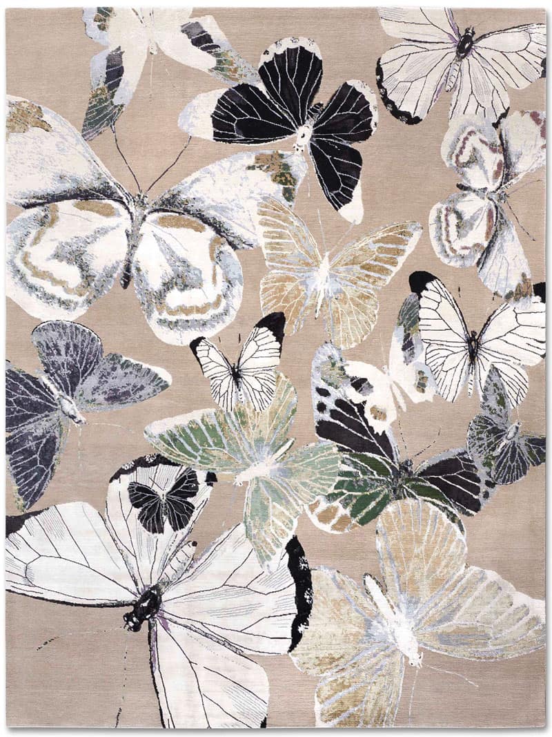 Tappeto Tessuto Butterfly