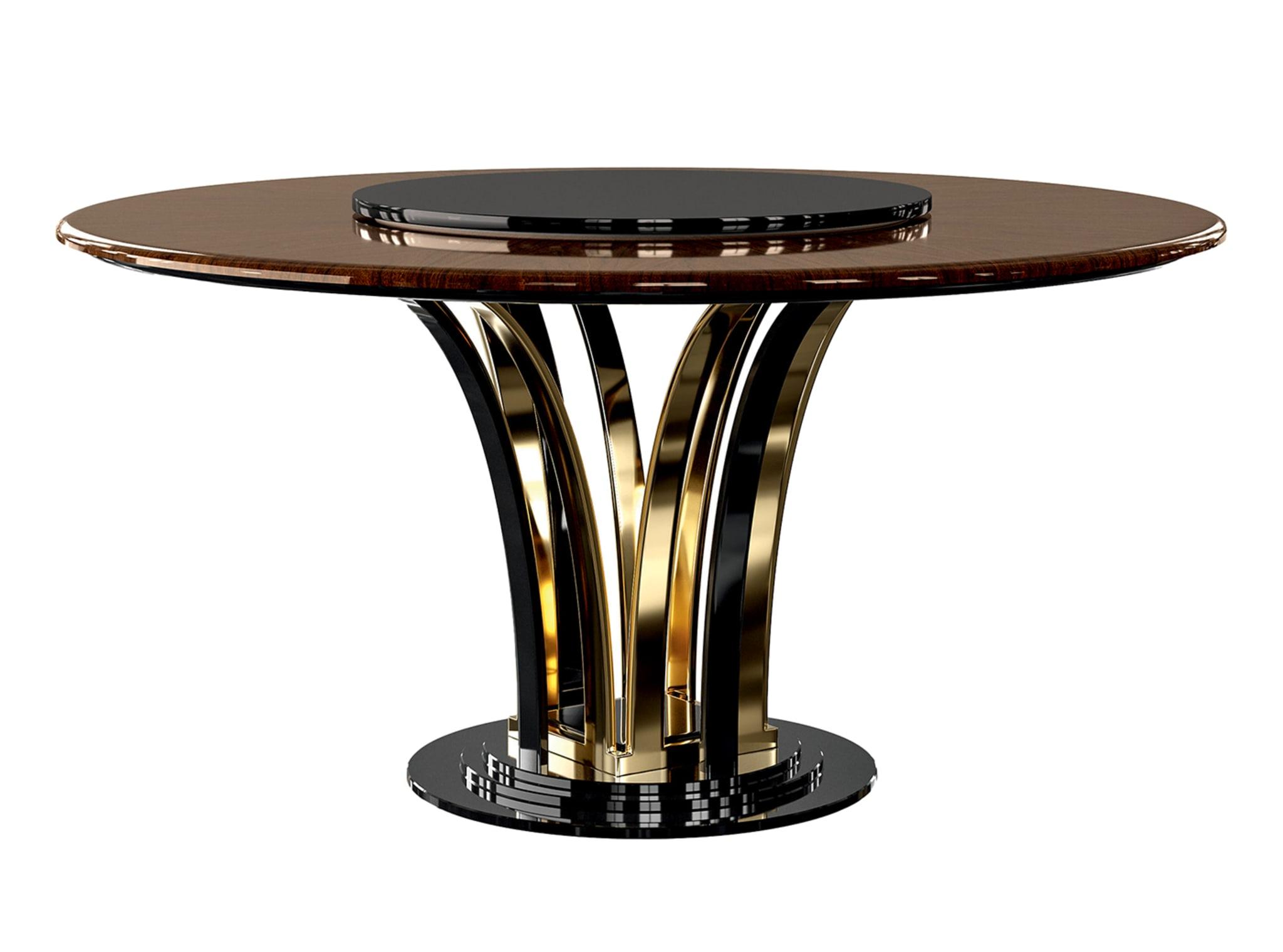 Tavolo Rotondo Glam Dilan | Configurazione: Senza vassoio girevole