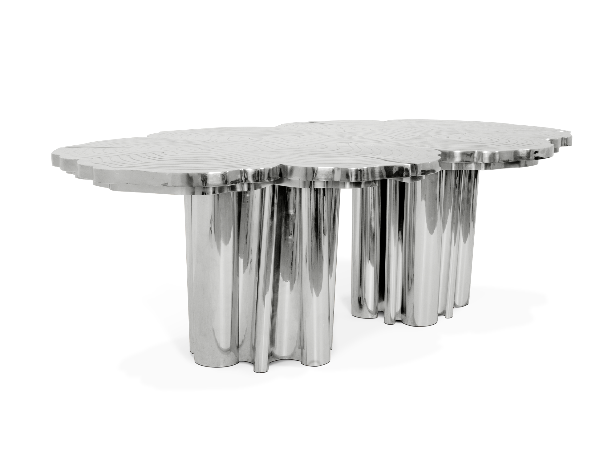 Tavolo da Pranzo in Acciaio Inox Artigianale | Dimensioni: L 350 cm