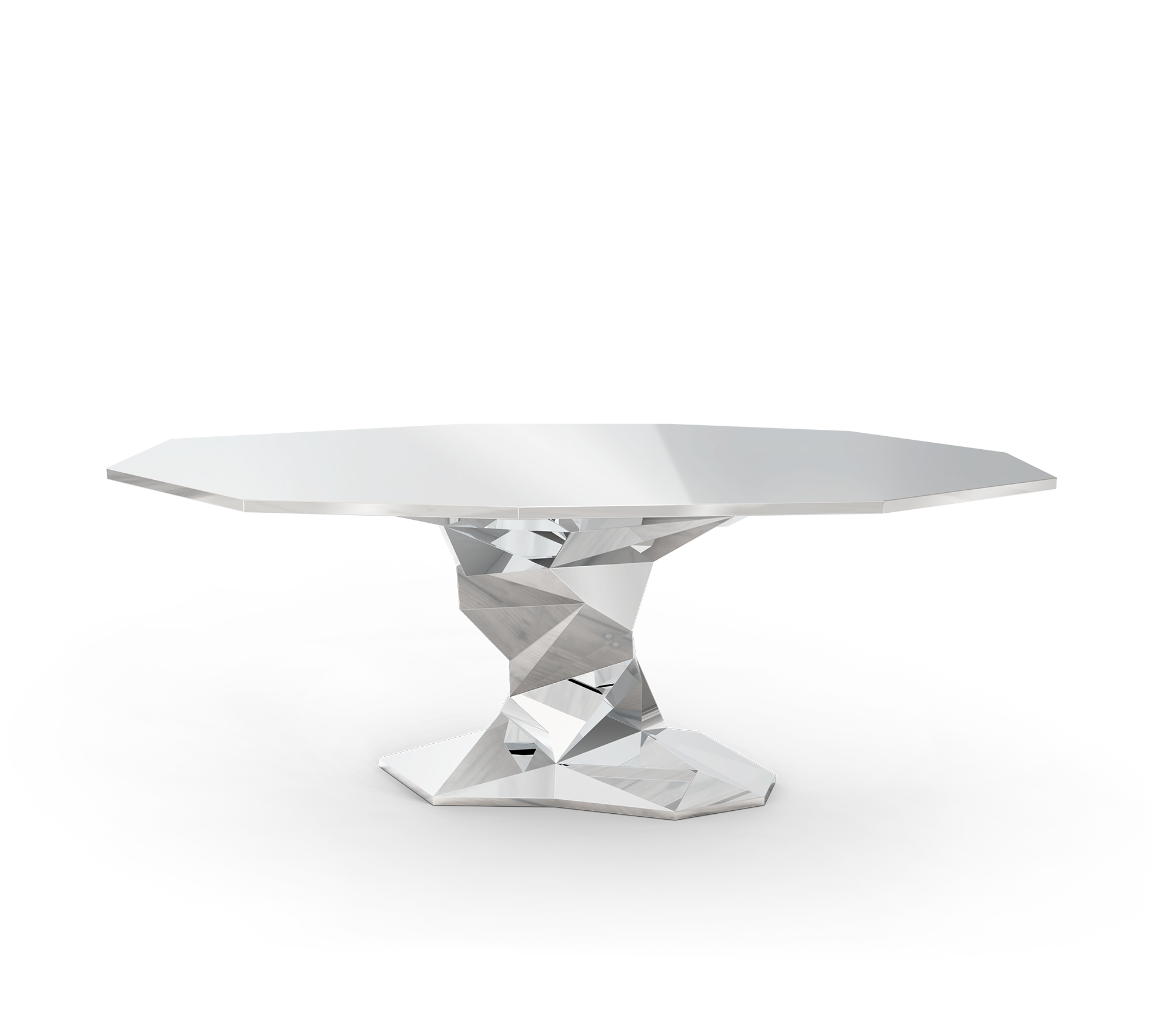 Tavolo da Pranzo Luxe Argento Bonsai