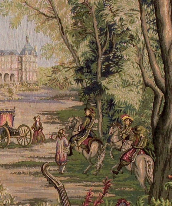 Arazzo Vegetazione al Castello (Quadrato)