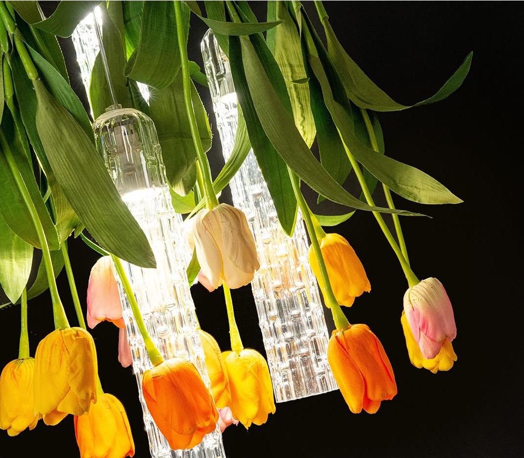Lampadario Piccolo Rotondo Tulip