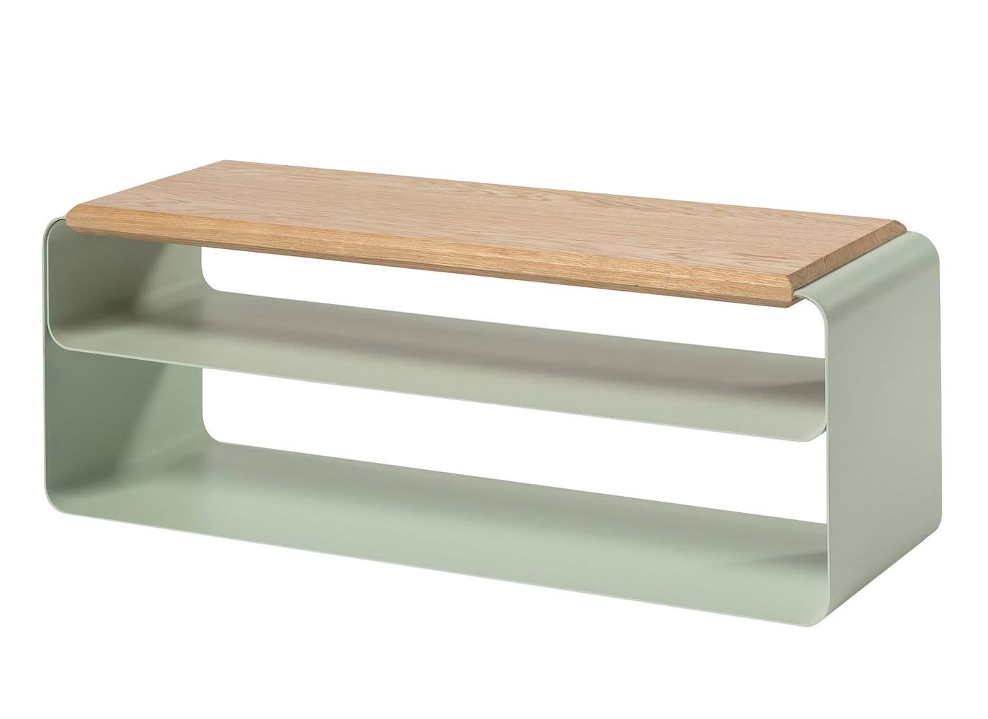 Panca Contemporanea in Legno e Metallo (Var. 1)