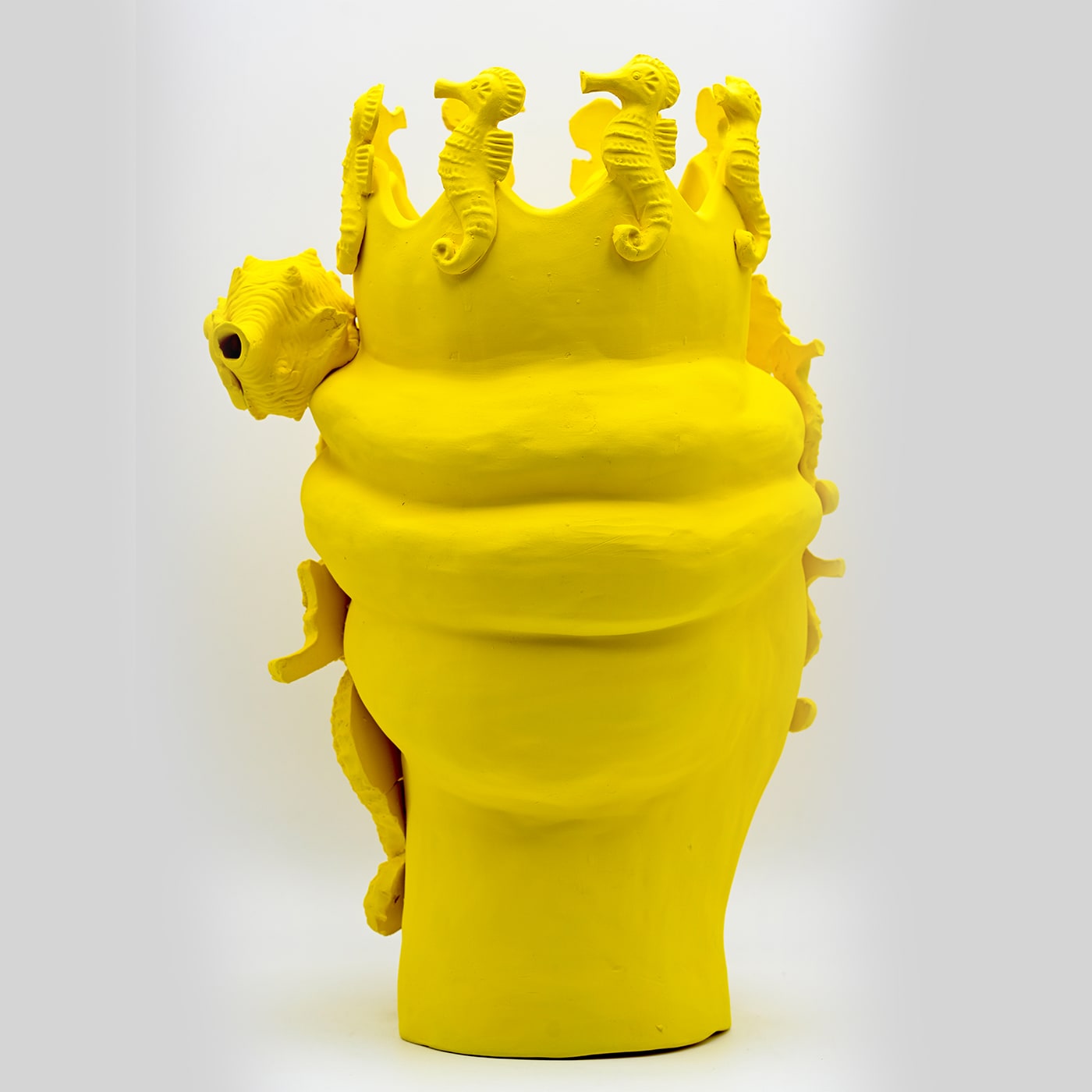 Testa di Moro Gialla Scultura