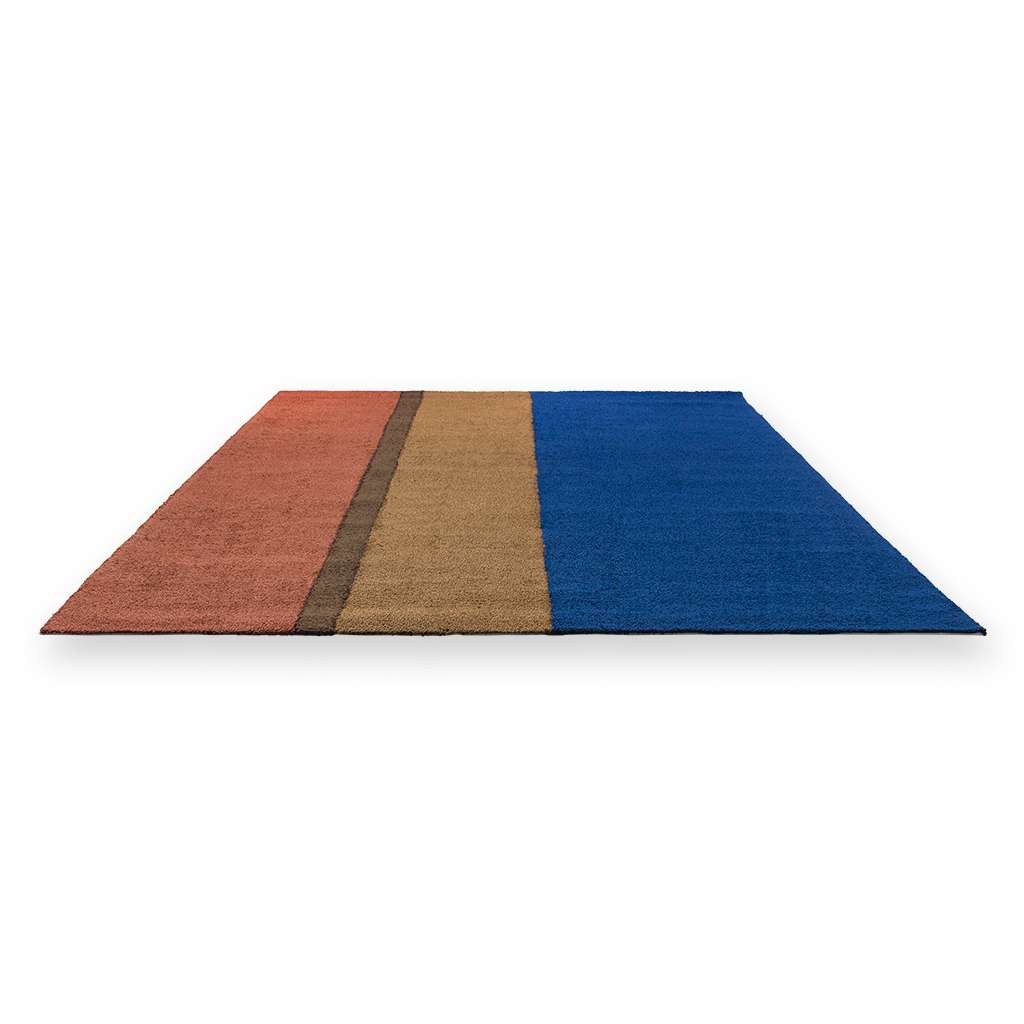 Tappeto Habitat Festival Stripe Blu Per Esterni