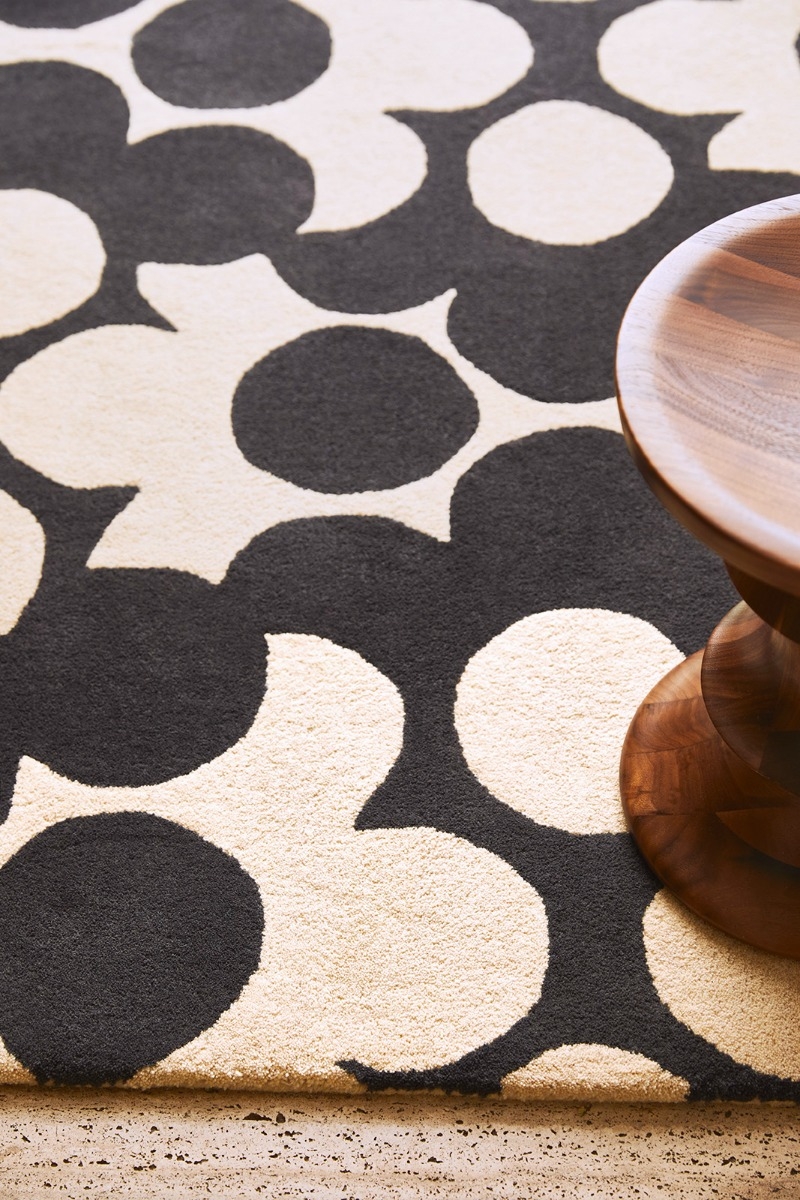 Tappeto Puzzle Flower Slate