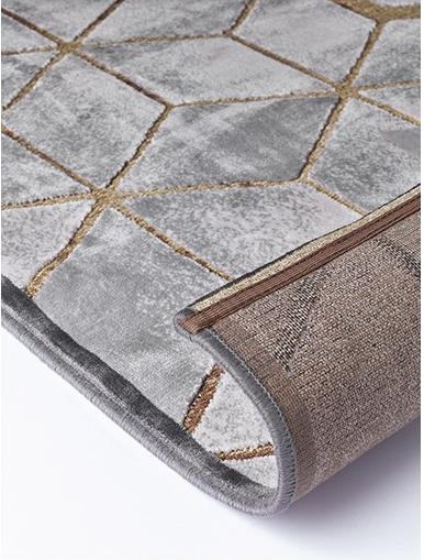 Tappeto Gabriel Geometrico Grigio