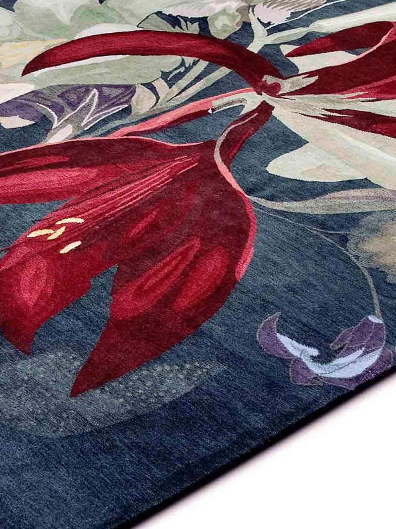 Tappeto Tessuto Red Flower | Misura: 274 x 365 cm