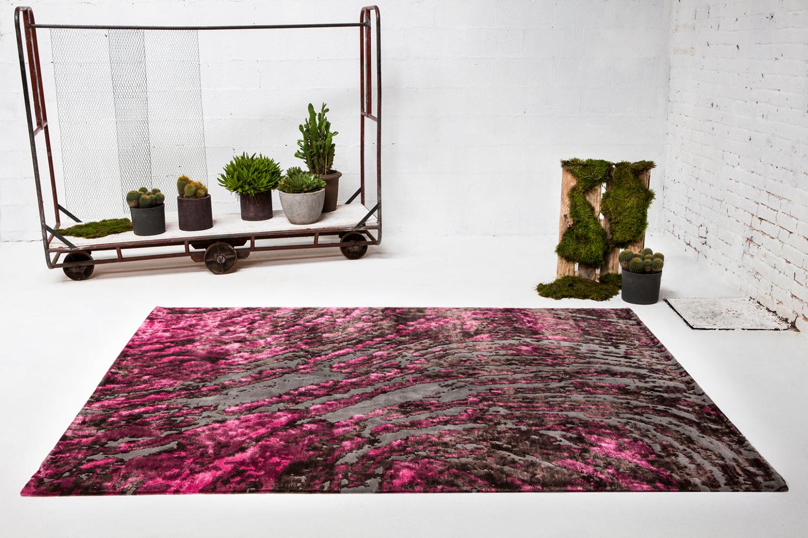 Tappeto Grass Rosa Fucsia