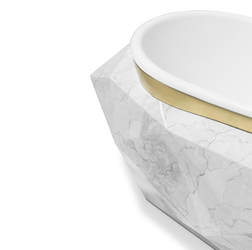Vasca Da Bagno Gemstone Faux Marble