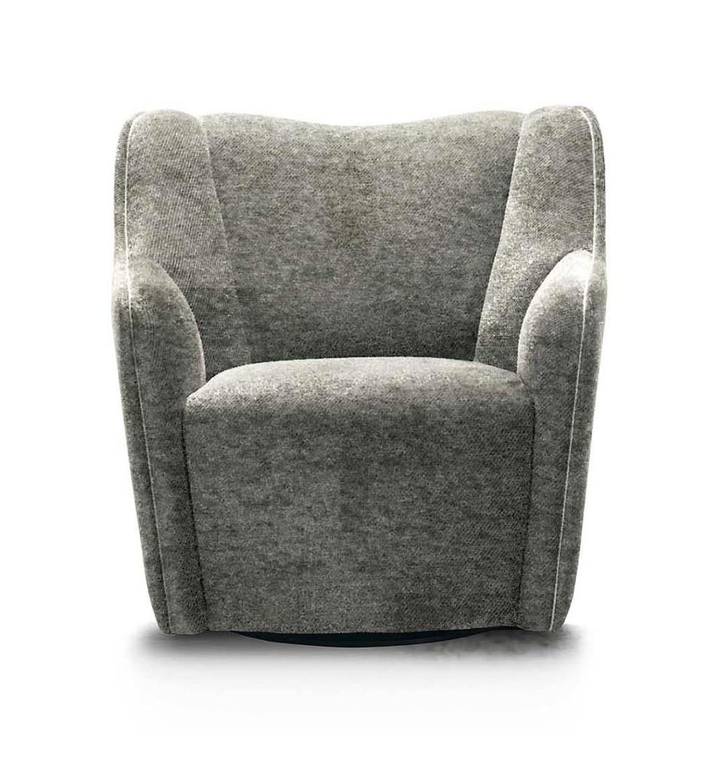 Poltrona Bergere Bassa Girevole