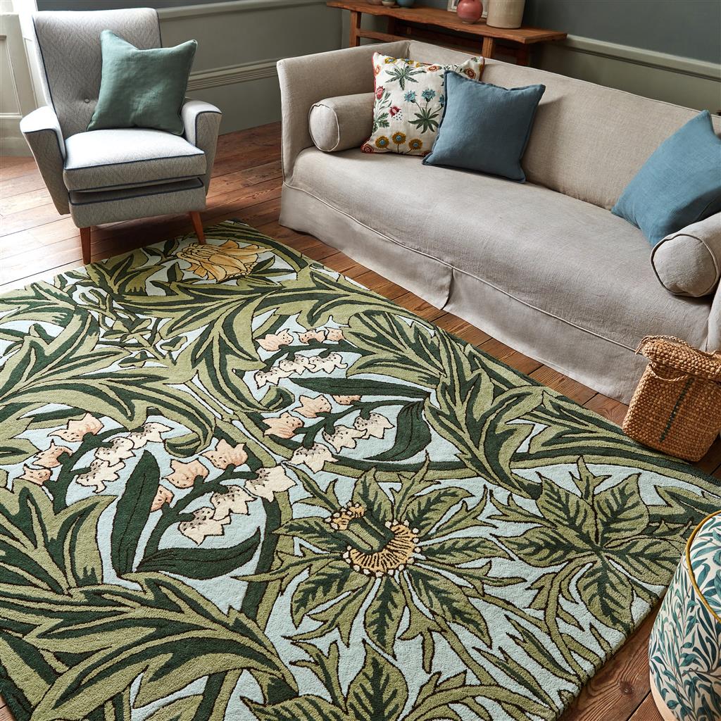 Tappeto Bluebell Leafy Arb Gr | Misura: 250 x 350 cm