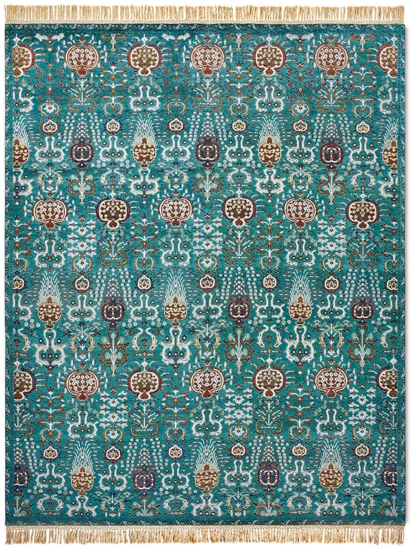 Tappeto Lusso Isfahan Verde