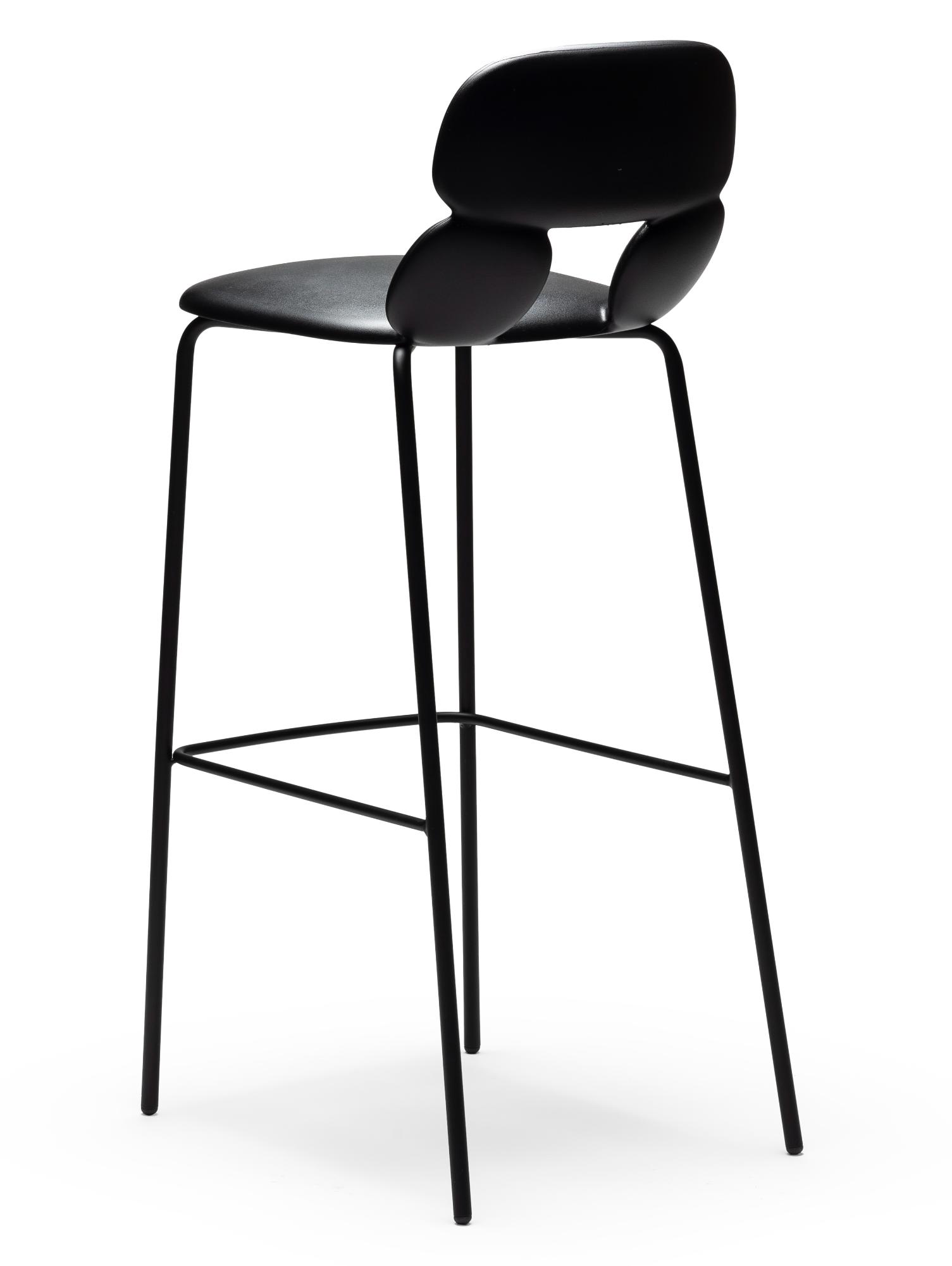 Sgabello da Bar Nube SG-80 Nero