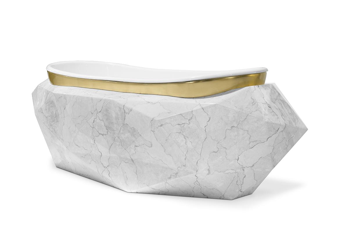 Vasca Da Bagno Gemstone Faux Marble