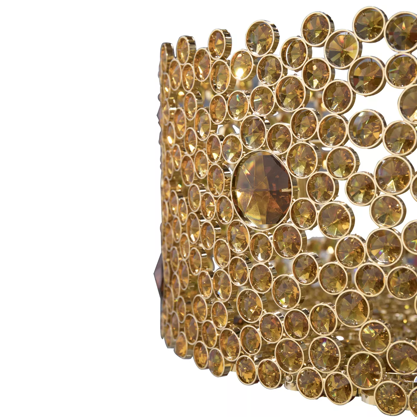 Lampadario Eternelle Ovale Bronzo Vetro