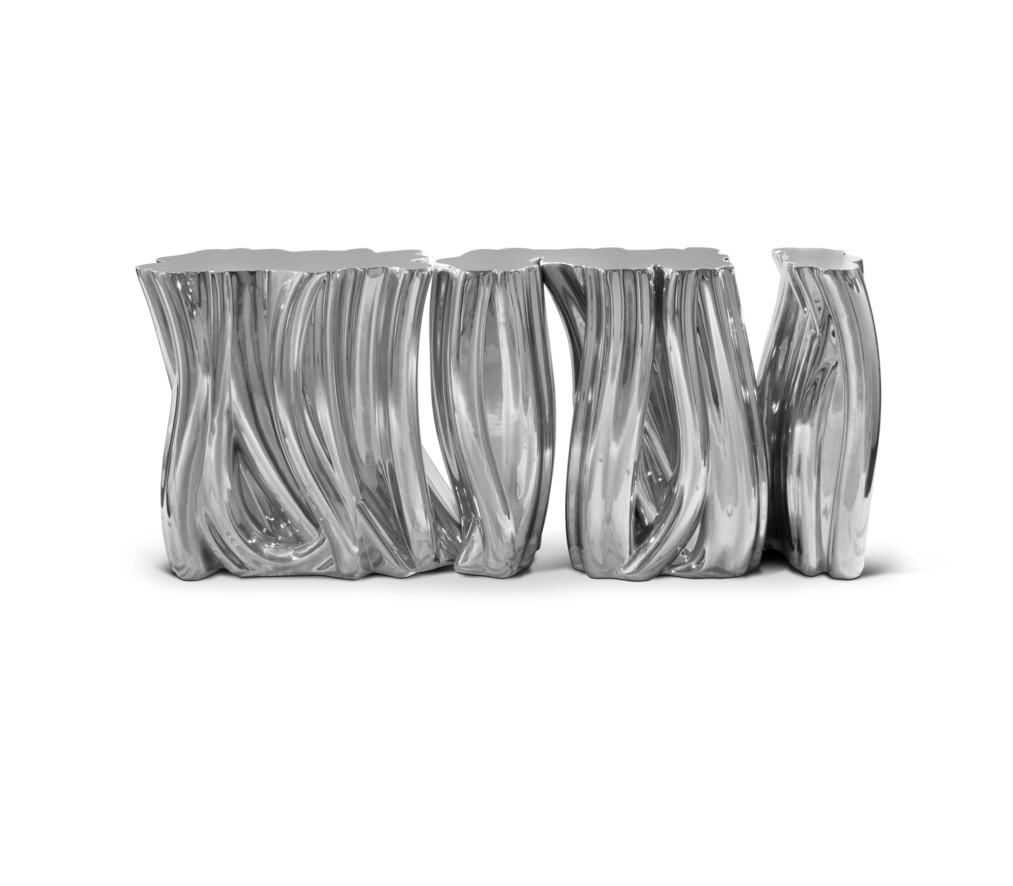 Credenza Premium Argento Monochrome