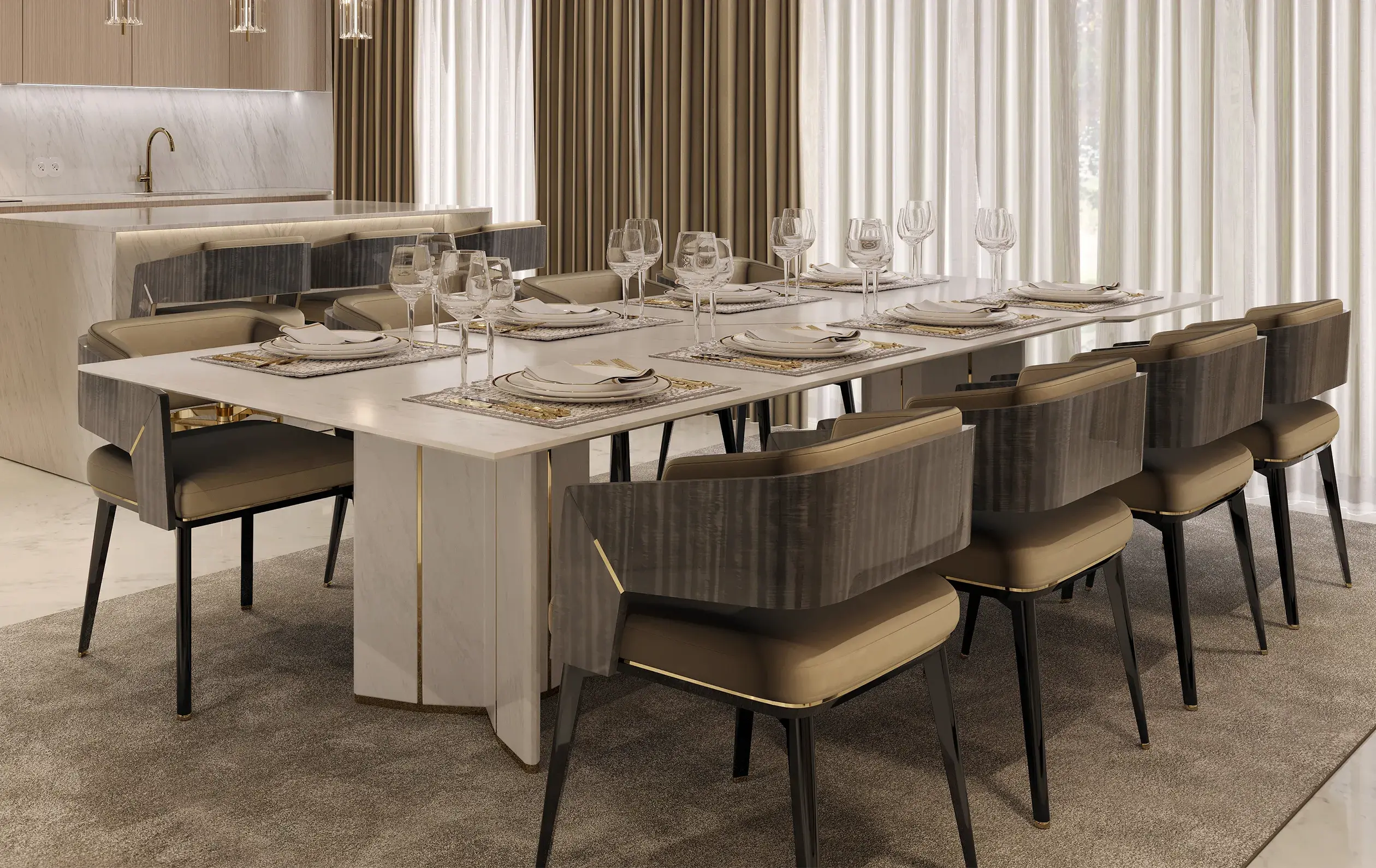 Sedia da Pranzo Crown II - 2