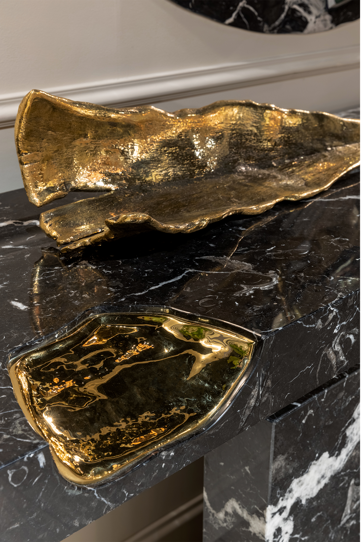 Consolle in Marmo Nero Marquina Dominion