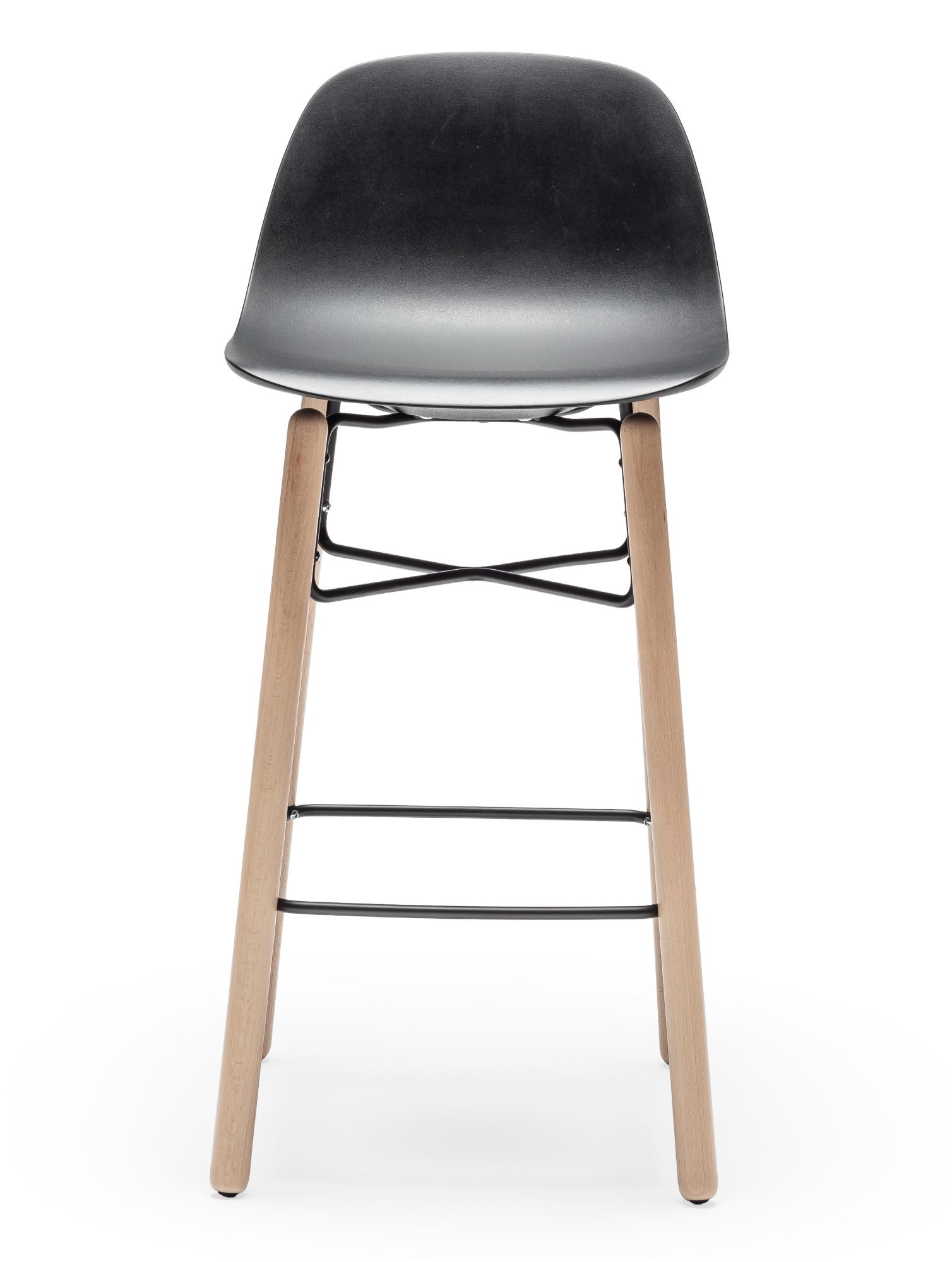 Sgabello da Bar Babah W SG-65 Nero