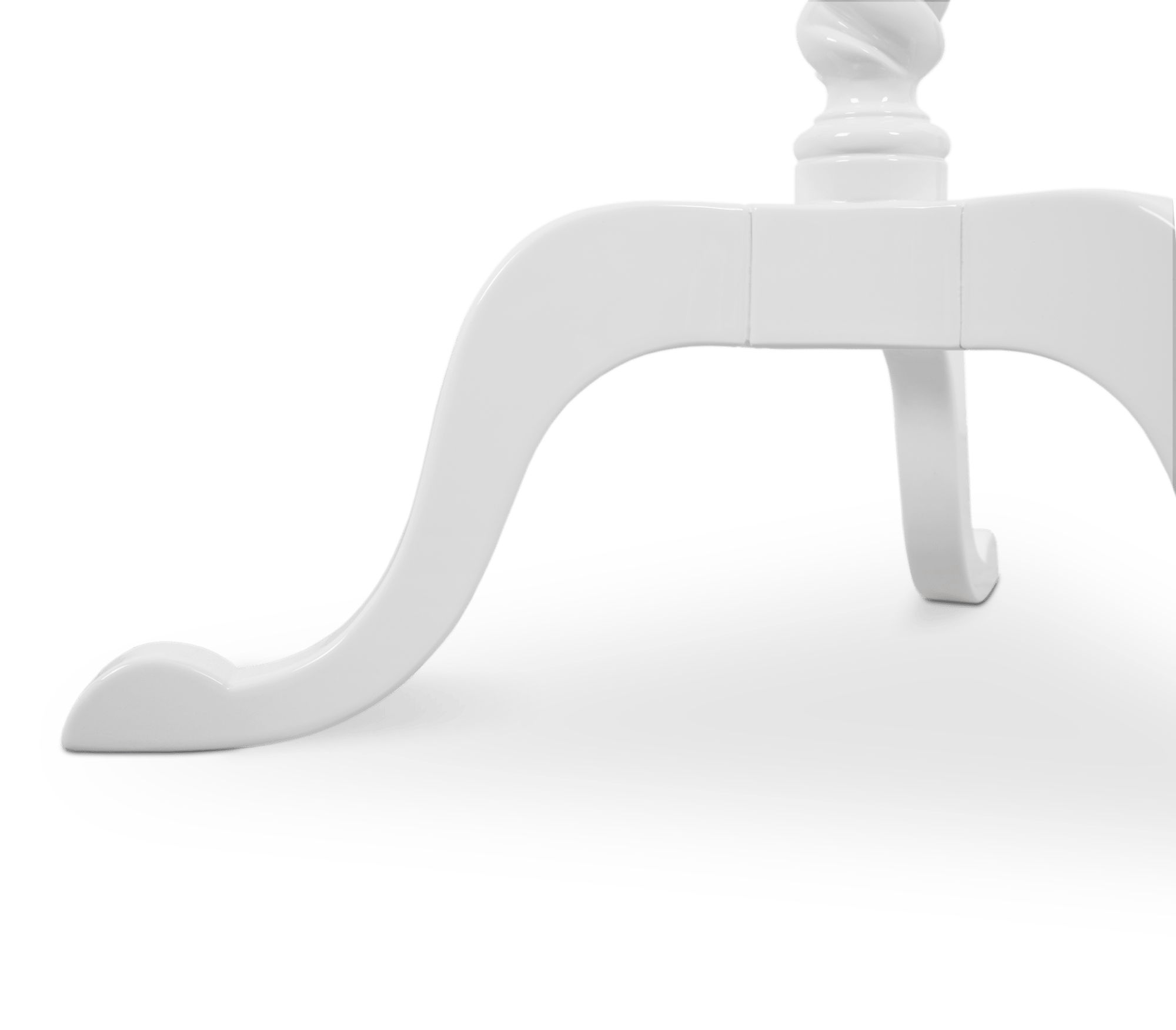 Tavolino Laterale Bianco Perla