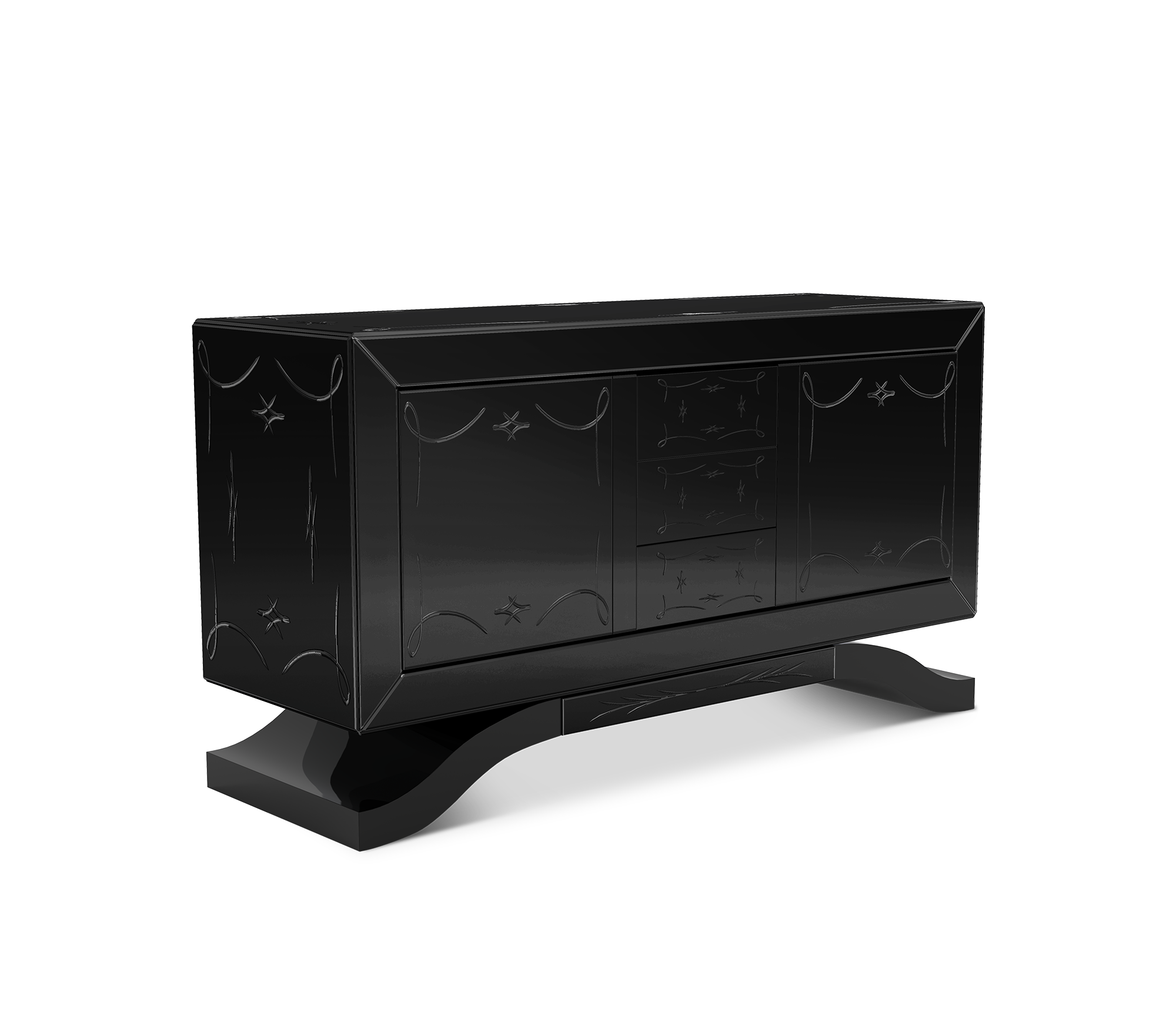 Credenza Nera Cosmopolitan