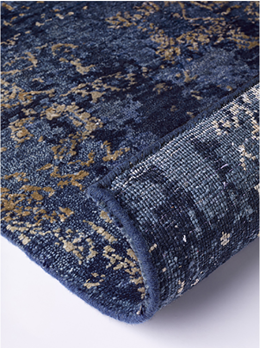 Tappeto Astratto Blu/Oro | Misura: 170 x 240 cm