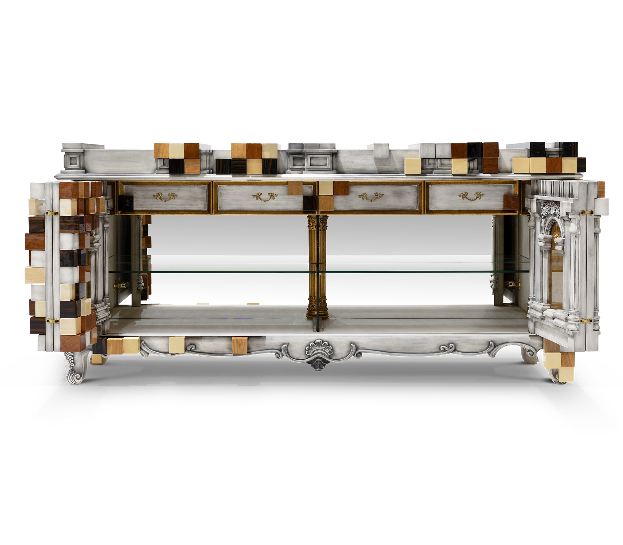 Credenza Grigia Trafalgar